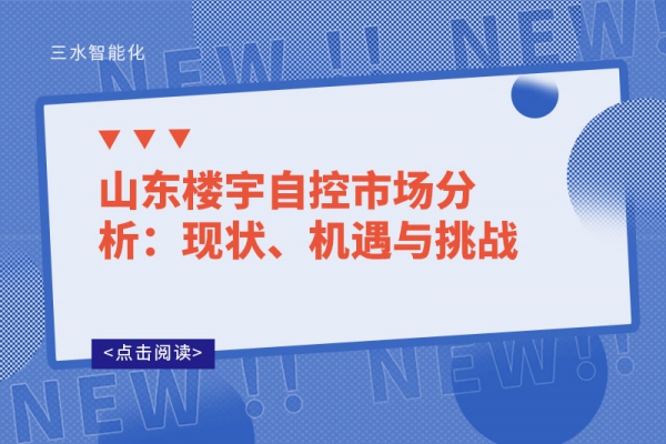 山東樓宇自控市場分析：現(xiàn)狀、機(jī)遇與挑戰(zhàn)